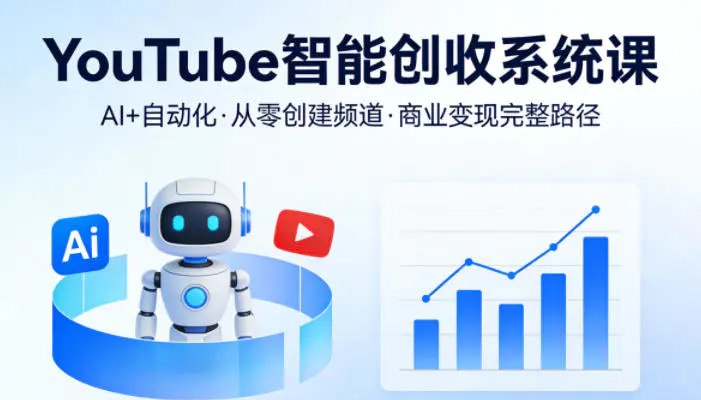 📌 #奇技淫巧 ✍️ 《YouTube智能创收系统课 AI+自动化 从零创建YouTube频道并实现商业变现的完整路径》📖 项目介绍
