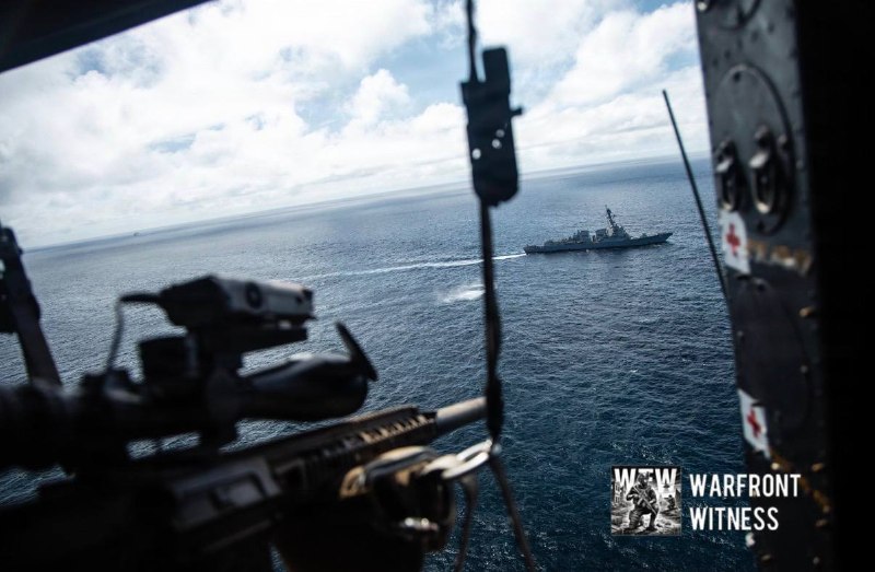 ️🇺🇸🇪🇨SOUTHCOM פרסמה תמונה של חיילי הנחתים של ארה"ב במהלך האיסור של ספינת תדלוק של לוס צ'ונרוס, קרטל אקו…