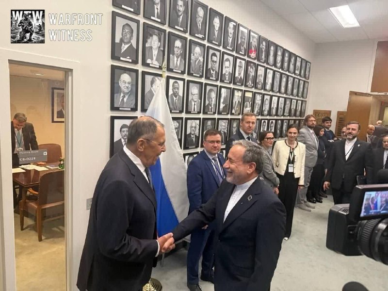 ️🇮🇷🇷🇺 Iranian Foreign Minister Araji met with Russian Foreign Minister Lavrov on the sidelines of the UN General Assembly.