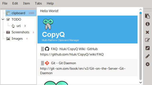 🖥 CopyQ - 跨平台高级剪贴板管理器▎软件平台