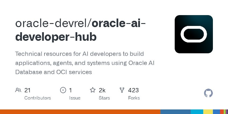 🍭 #AI开发 #Oracle云🏵 Oracle AI Hub - Oracle AI应用开发工具集🍥 简介