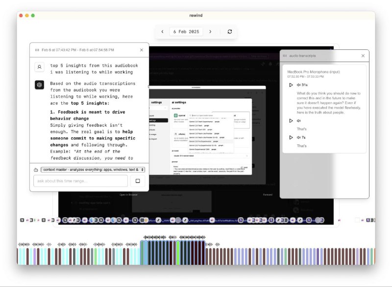 ℹ️ screenpipe - 多模态 AI 桌面助手▎软件平台