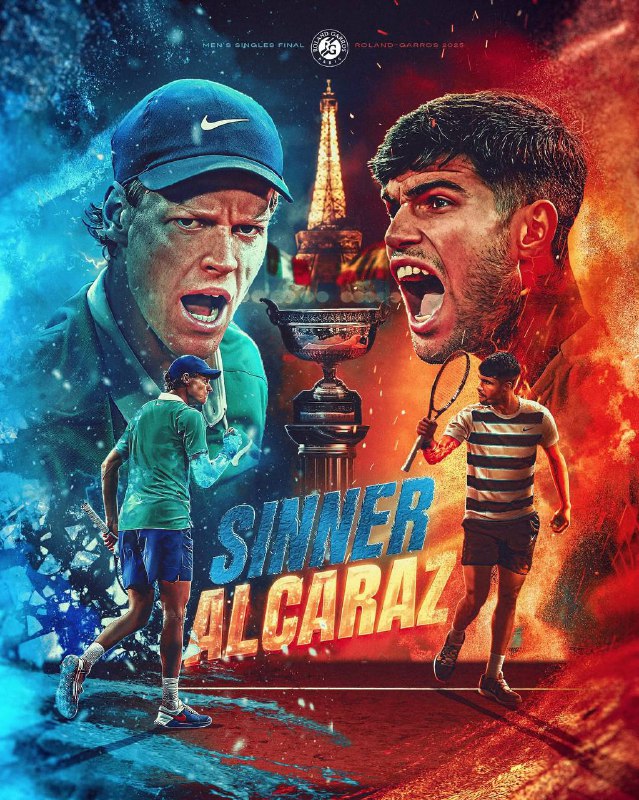 Roland-Garros | The final we've all been waiting for 🇮🇹🏆🇪🇸 3:00PM (UTC+2) on Chatrier | #RolandGarros