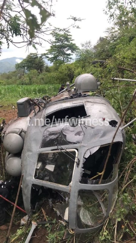 ️🇲🇽 מסוק Mi-17 של חיל הים המקסיקני ביצע נחיתת חירום דרך ירידה מבוקרת תוך כדי ביצוע פעולות מעקב בלה גאריטה…