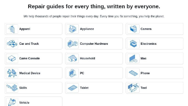 #网站 #教程💡 iFixit - 硬核的各类电子产品免费维修手册▎网站介绍