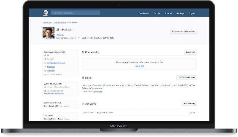 #开源 #monica #CRM #私人客户关系管理 🎈 #工具 |  Monica - 开源私人客户关系管理🎯  简介