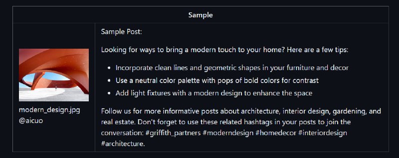 #AutoGPT-Social #chatGPT #开源 🏵  #程序 |  AutoGPT-Social - 自动生成发布Instagram内容🍥  简介