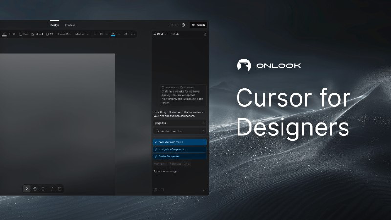🗣  每日羊毛线报  👈🏵  Onlook - 可视化React编辑器🍥 简介