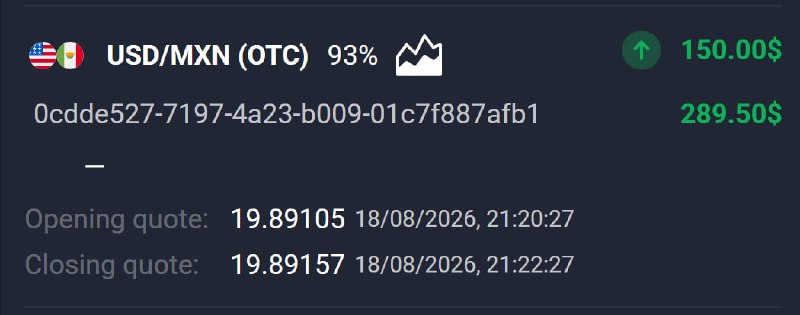 🔥AVIATOR CHANNEL🔥: 📊 USD/MXN (OTC) 🕘 2 MINUTES 💵 Use 150 from balance ➡️ CLICK HERE AND REGISTER✅ TRADE CLOSED IN PROFIT!💵 BALANCE: $352,10