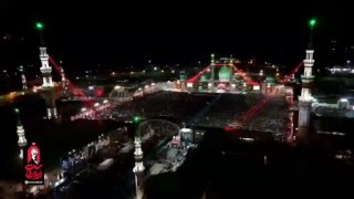 🎦 כרגע; מבט אווירי של מסגד ג'מקארן ירושלים; שעות לפני טקס התפילה על גופו הקדוש של מנהיג המהפכה שנהרג