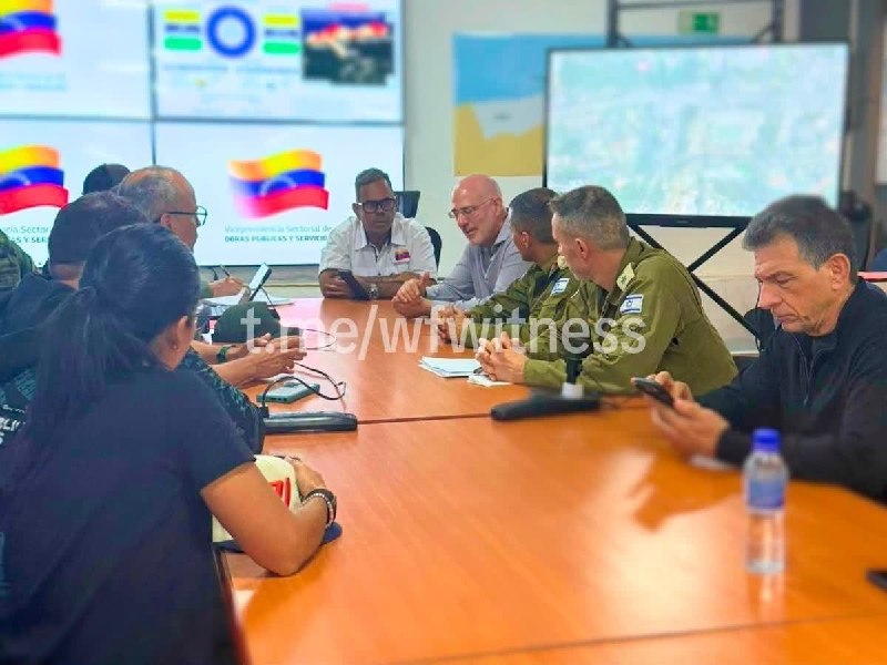 נציגי צה"ל ומשרד החוץ נפגשו עם גורמים בוונצואלה לסיוע חירום