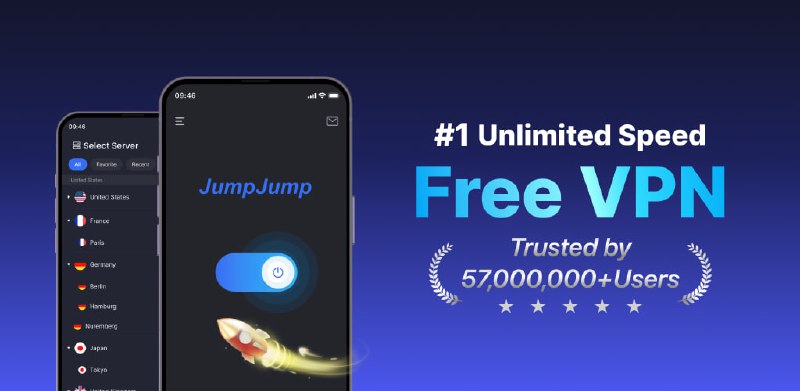 مود ، برنامه | ApkClub: 💻 JumpJump VPN🔝 V3.3.1⭐️ فیلترشکن پرسرعت JumpJump VPN🔖 ویژگی‌های فیلترشکن:🔵 سرور های زیاد از چندین کشور 🔵 اتصال فوق سریع