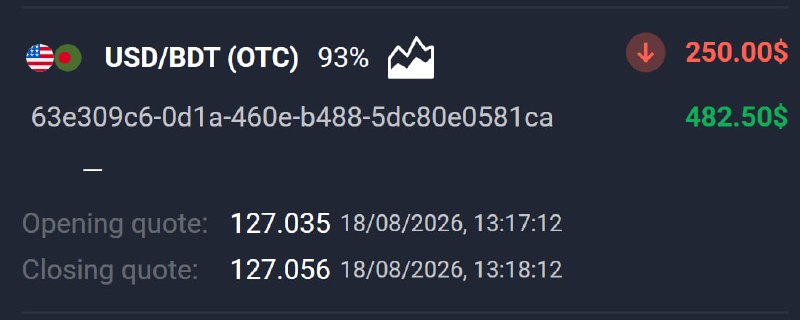 🔥AVIATOR CHANNEL🔥: 📊 USD/BDT (OTC) 🕘 1 MINUTES 💵 Use 250 from balance ➡️ CLICK HERE AND REGISTER✅ TRADE CLOSED IN PROFIT!💵 BALANCE: $771,40
