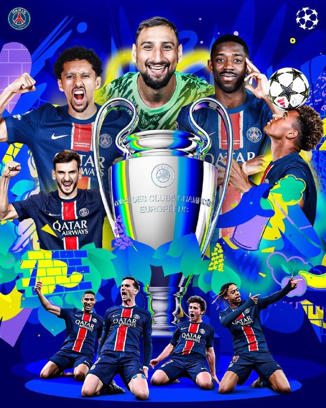 Your 2025 UEFA Champions League winners: PSG - Paris Saint-Germain 🏆#UCLfinal