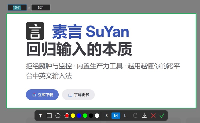 🆔 软件名称:素言