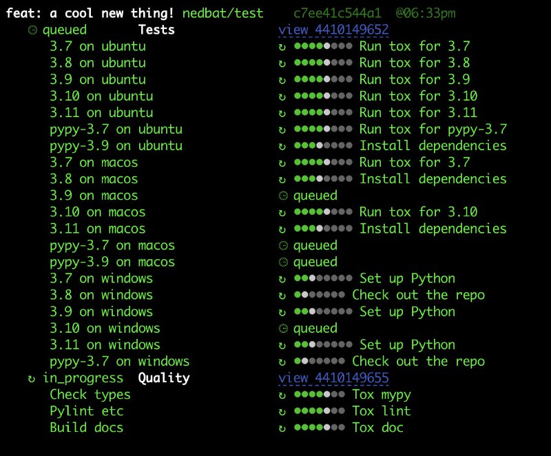 #watchgha #开源 #GitHubActions 🏵  #程序 |  watchgha - 监视 GitHub Actions 工具🍥  简介