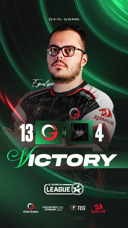 OxinGame: 13 - 4 تیم Team Golubki در لیگ ESEA اروپا شکست دادیم.🤩 @OxinGame