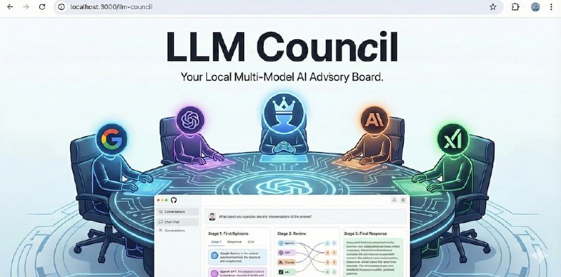 🍭 #LLM工具 #AI应用 #语言模型🏵 LLM Council - LLM协同问答🍥 简介