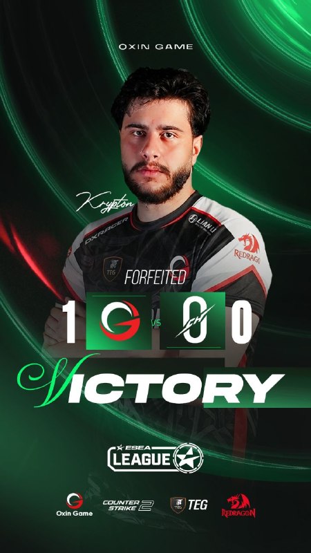 OxinGame: تیم حریف جوین مسابقه نشد و 1 - 0 این بازی رو برنده شدیم 🏆🤩 @OxinGame
