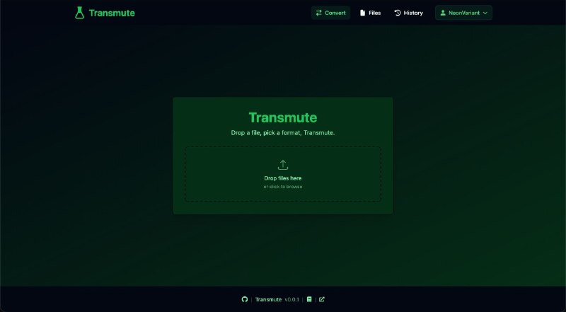 🍭 #文件转换 #开源工具 #自托管 #隐私保护 #自动化🏵 Transmute - 多格式文件转换🍥 简介