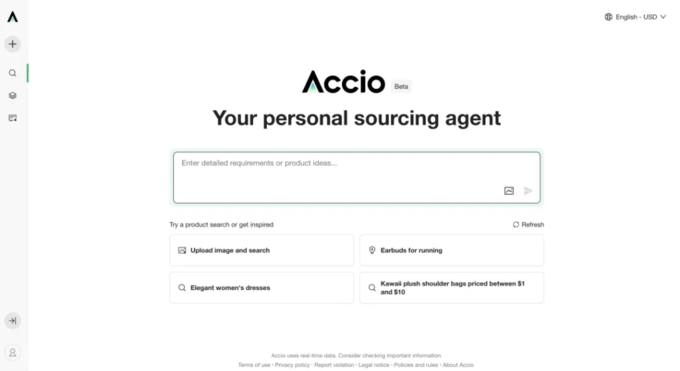 阿里海外推出首个B2B领域的AI搜索引擎11月12日，阿里在海外推出对话式AI搜索引擎 Accio，面向全球商家开放，这是全球第一个B2B领域的AI搜索引擎