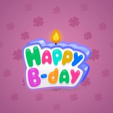 B-Day Candle #195