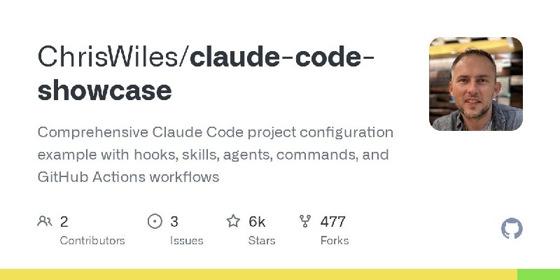 🍭 #AI工具 #代码示例 #GitHub工具🏵 Claude-code-showcase - Claude代码配置演示🍥 简介