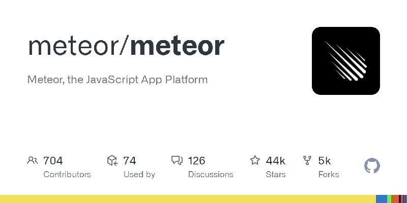 🍭 #Web开发 #JavaScript框架🏵 Meteor - 构建全栈应用的JavaScript平台🍥 简介