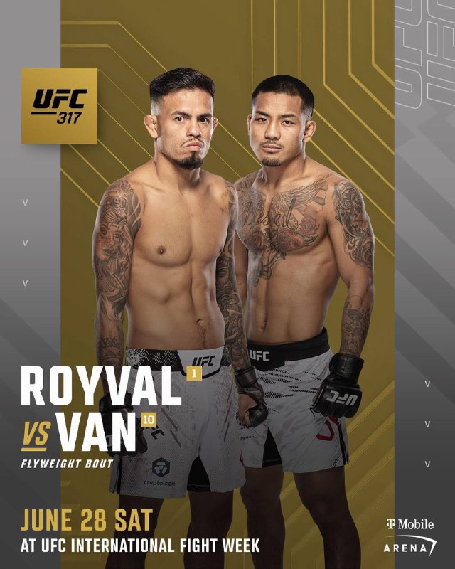 ဒီလ ၂၉ ရက်နေ့ UFC 317 မှာ ထိုးသတ်မဲ့ Van ပွဲစဉ်ကို အတည်ပြုလိုက်ပါပြီ ဝိုင်းဝန်းပြီး အားပေးကြမယ် မိတ်ဆွေတို့
