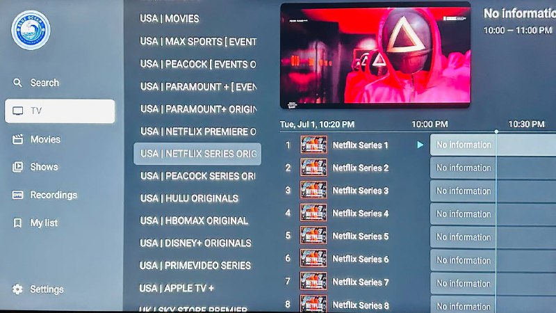 BLUE OCEAN Tivimate APK APP မှာ DVR Recording ပါရှိပါသည်။ မိမိမအားလပ်တဲ့ အချိန်မှာ Recording လုပ်ထားပြီး ပြန်ကြည့်ရူ့လို့ရသလို ကြည့်နေရင်းလဲ Recording လုပ်ထားနိူင်ပါသည်။ အသေးစိတ်ကိုတော့ တင်ပေးထားတဲ့ လင်းနေ ဝင်ရောက်လေ့လာကြည့်ရူ့နိူင်ပါသည်။SQUID GAME 2025 SO3 ကိုလဲ NETFLIX SERIES HD မှာ အရည်သွေးမြင့်မားစွာနဲ့ ဝင်ရောက်ကြည့်ရူ့နိူင်ပါသည်။