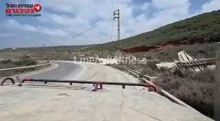 ️🇮🇱🇱🇧 כוחות ישראליים הניחו דגלי ישראל לאורך כביש החוף בנקורה, דרום לבנון.