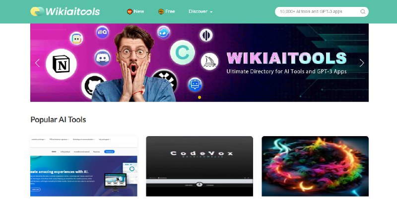 #WikiAItools #AI🏵  #工具 |  WikiAItools - AI工具应用目录🍥  简介