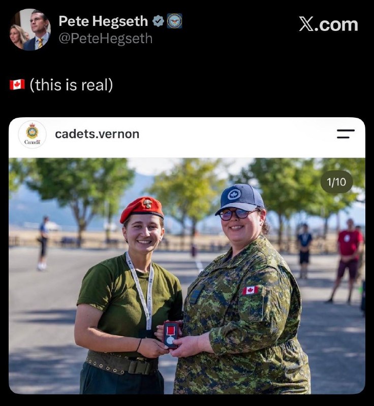 ️🇺🇸🇨🇦 שר ההגנה של ארה"ב פיט הגסת':