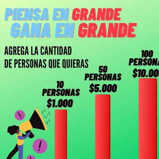 Piensa en grande, gana en grande COLOMBIA!!🤑