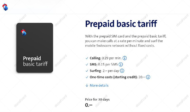 Swisscom Prepaid eSIM 瑞士保号卡#Swisscom #eSIM #瑞士🆕快速保号方法：直接发送查询余额短信 STATUS 到 444 (发送查询短信不免费) 即可立即消耗 0.4CHF 短信费，理想状态下可用50年 • 无月租，开卡费 CHF 20 赠送余额 20 • 每年至少使用一次服务，否则停用并回收号码，10 个月不活动将收到短信通知 • 支持 eSIM 转移，支持苹果 eSIM 快速转移✔️详细介绍：