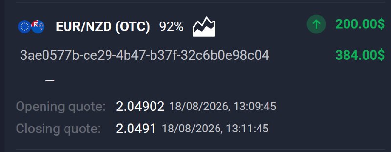 🔥AVIATOR CHANNEL🔥: 📊 EUR/NZD (OTC) 🕘 2 MINUTES 💵 Use 200 from balance ➡️ CLICK HERE AND REGISTER✅ TRADE CLOSED IN PROFIT!💵 BALANCE: $538,90