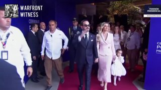 ️🇨🇴 אבלרדו דה לה אספרילה הושבע לנשיא החדש של קולומביה, לצד סגן הנשיא חוסה מנואל רסטרפו.