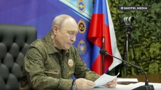 ️️️️🇺🇦🇷🇺נשיא רוסיה פוטין אומר שרוסיה יוצרת אזור ביטחון מוחלט באוקראינה שאינו נתון למשא ומתן.