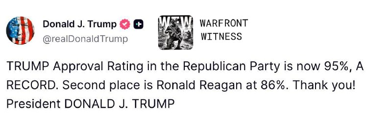 ️🇺🇸 US President Donald Trump, at X: