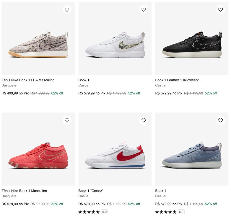 Imagem Tênis Nike Book 1 (9 Cores)