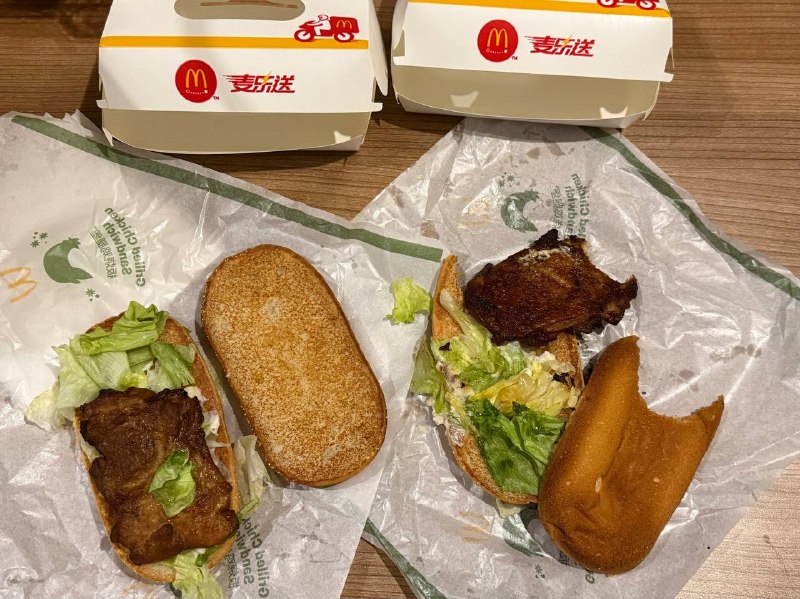 麥當勞的板燒雞腿堡已經是這種品質了🤷‍♂️