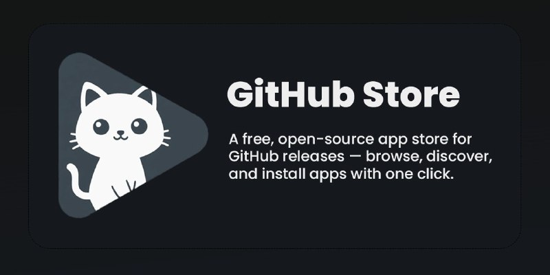 🍭 #开源软件 #应用商店 #GitHub工具🏵 Komi Store - GitHub开源应用发布管理平台🍥 简介