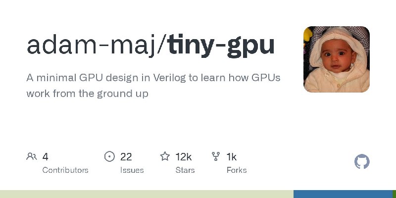 🍭 #Verilog #GPU项目🏵 Tiny-gpu - Verilog GPU项目🍥 简介