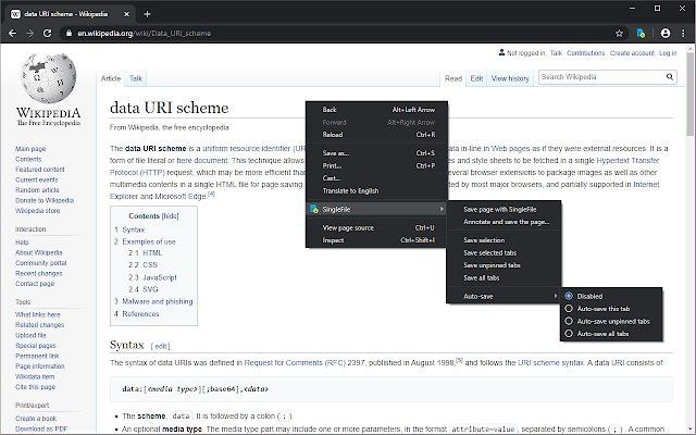 📄 SingleFile - 将完整网页保存为单个 HTML 文件▎插件平台