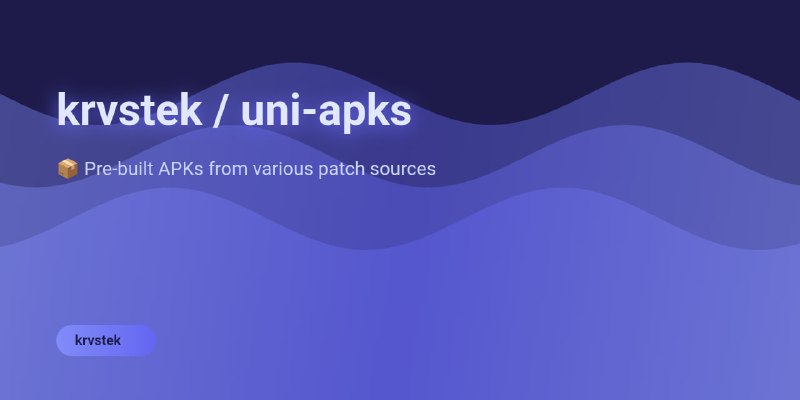 🆔  软件名称：uni-apks⭐️  软件功能：第三方YouTube➡️  支持平台：#Android📁  软件简介：一款第三方YouTube应用，提供了许多实用功能，包括广告拦截、功能扩展、个性化定制和优化