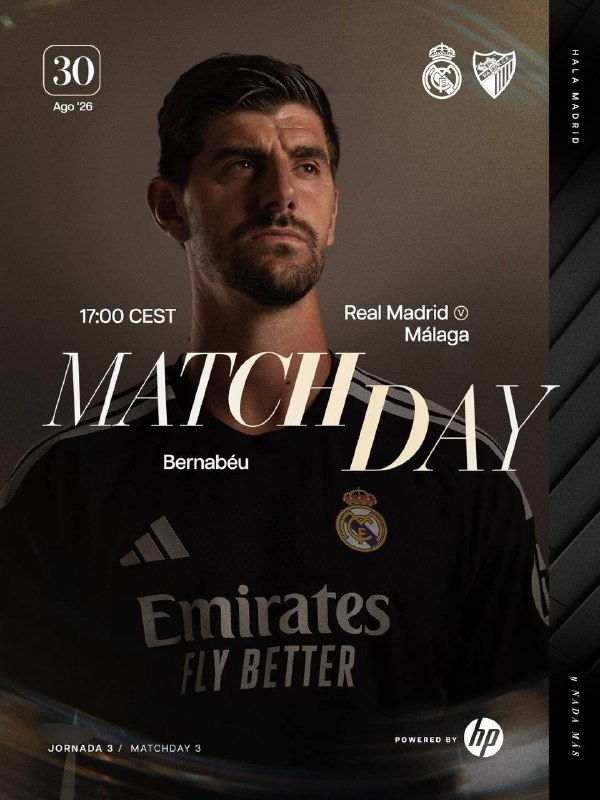 رئال مادرید | Real Madrid C.F: پوستر باشگاه برای بازی امروز: 🤍🇪🇸🆔 @RealMadridFans🇪🇸| @RealMadridTweet | #mt