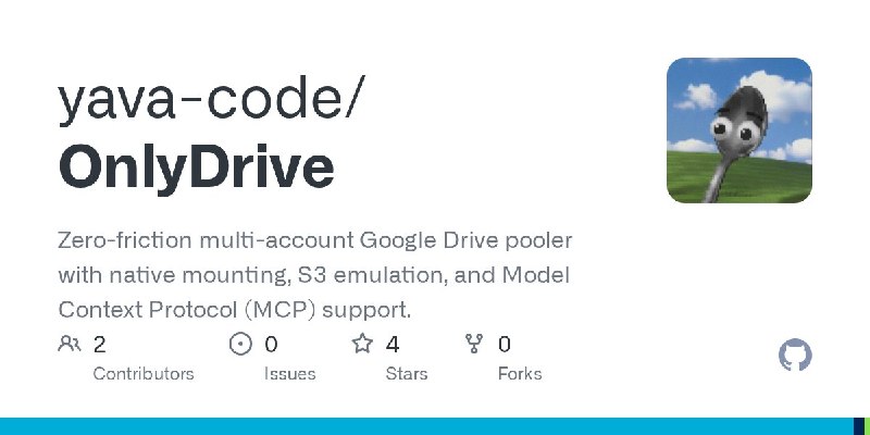 🍭 #GoogleDrive #网盘工具 #存储同步🏵 OnlyDrive - 多账号Google Drive整合管理🍥 简介