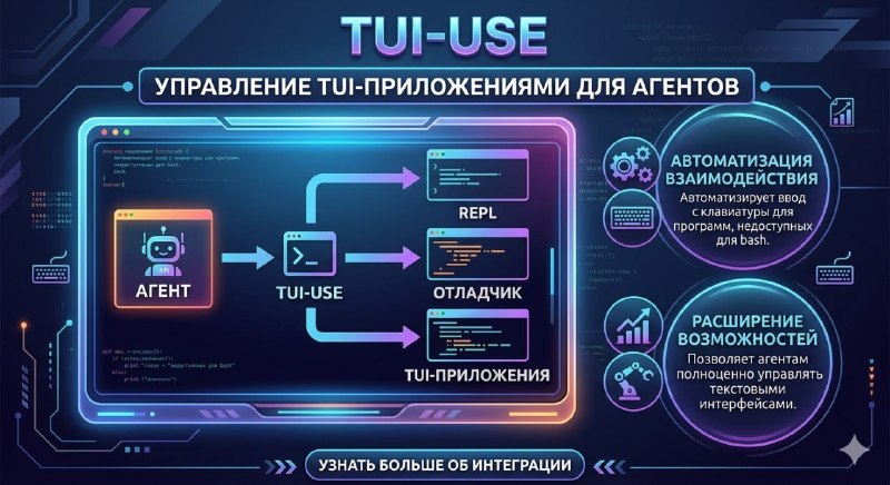 🍭 #开发工具 #自动化脚本 #CLI工具🏵 Tui-use - 自动化交互式终端程序🍥 简介