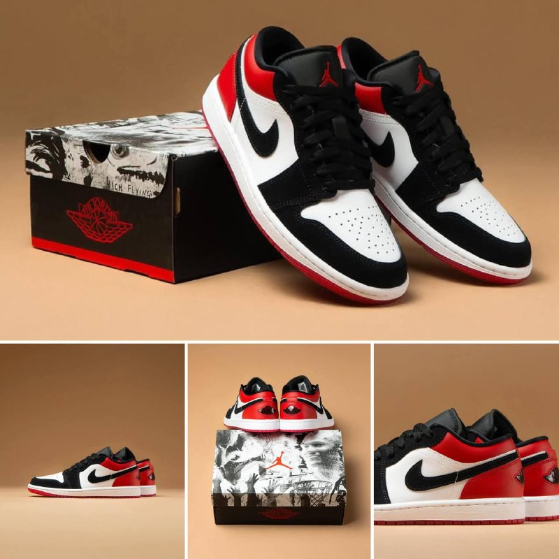 Imagem Tênis Air Jordan 1 Low SE Black Toe