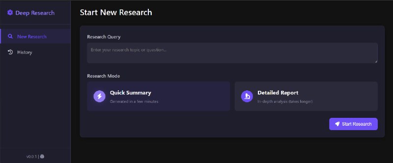 🗣  每日羊毛线报  👈🏵 ​Local Deep Research - 本地深度研究助手🍥 简介